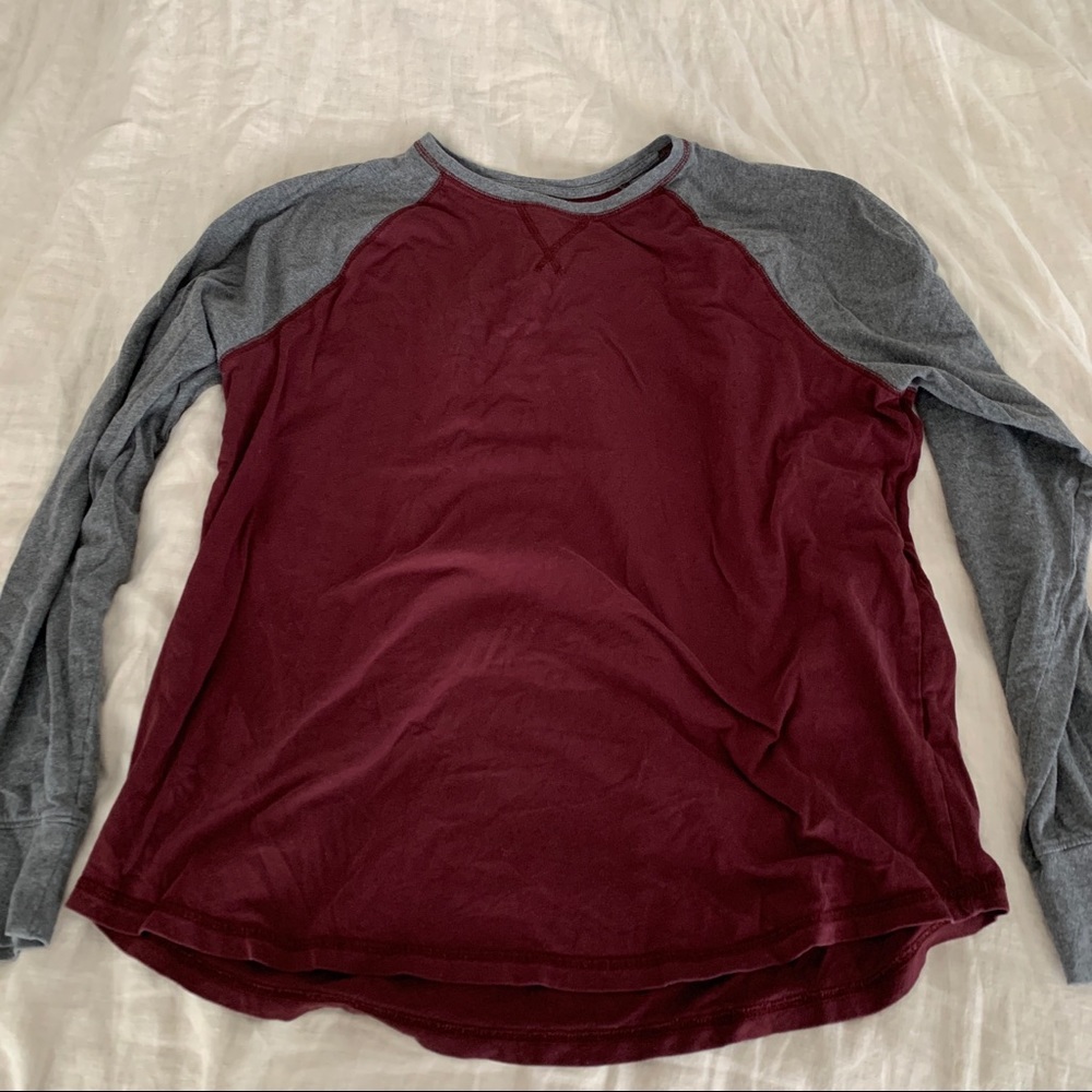 Long sleeve baseball tee